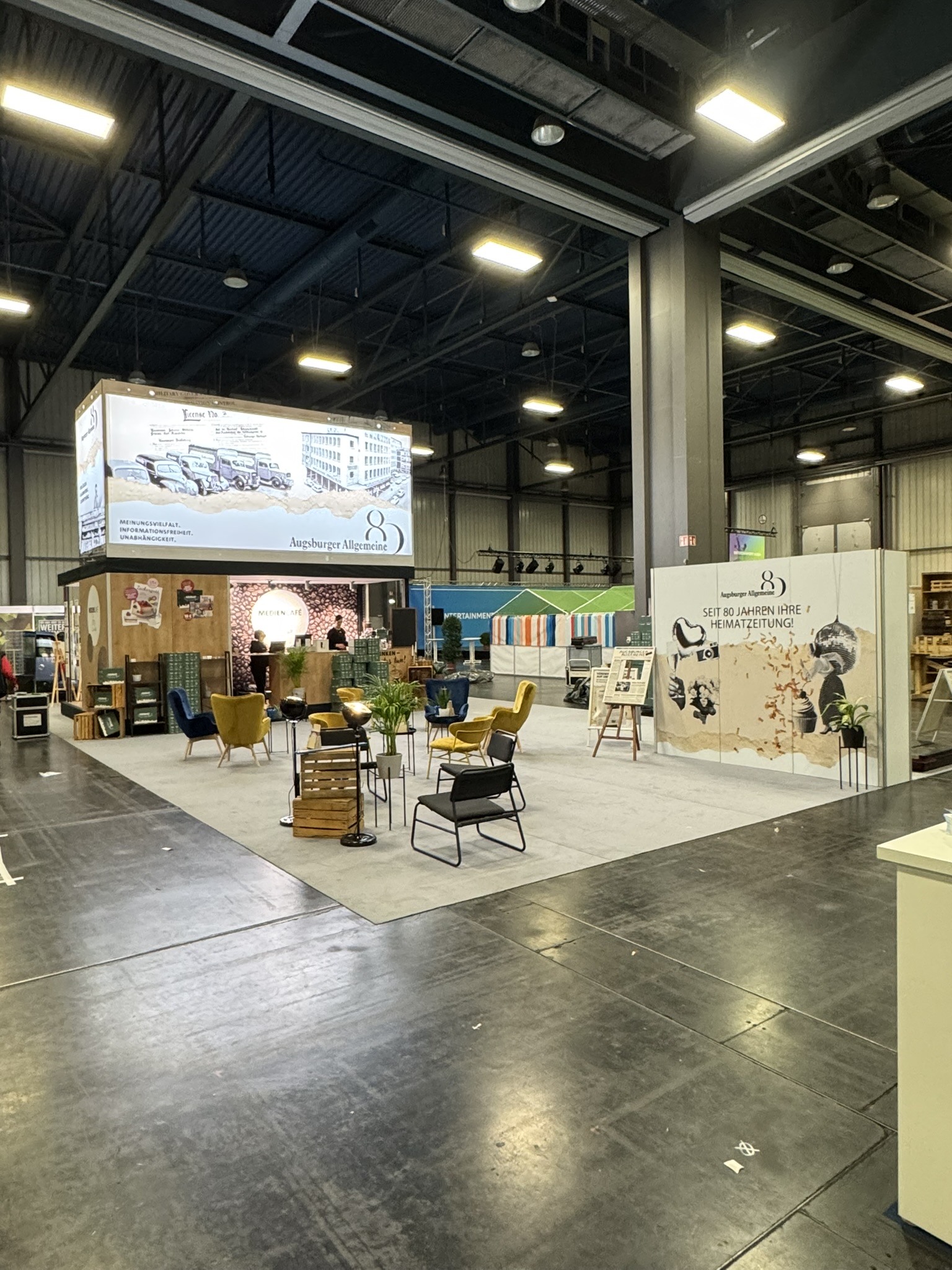 A/FAIR 2025 – Messestand für die Augsburger Allgemeine