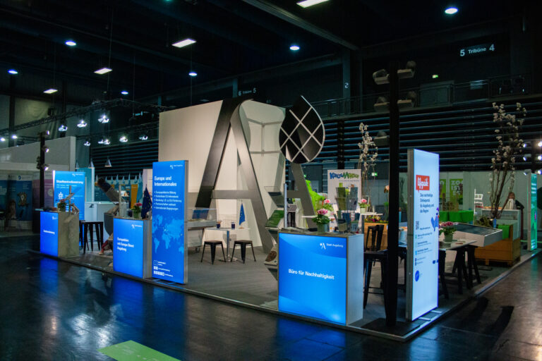 Messestand der Stadt Augsburg auf der A/FAIR 2026 in Augsburg