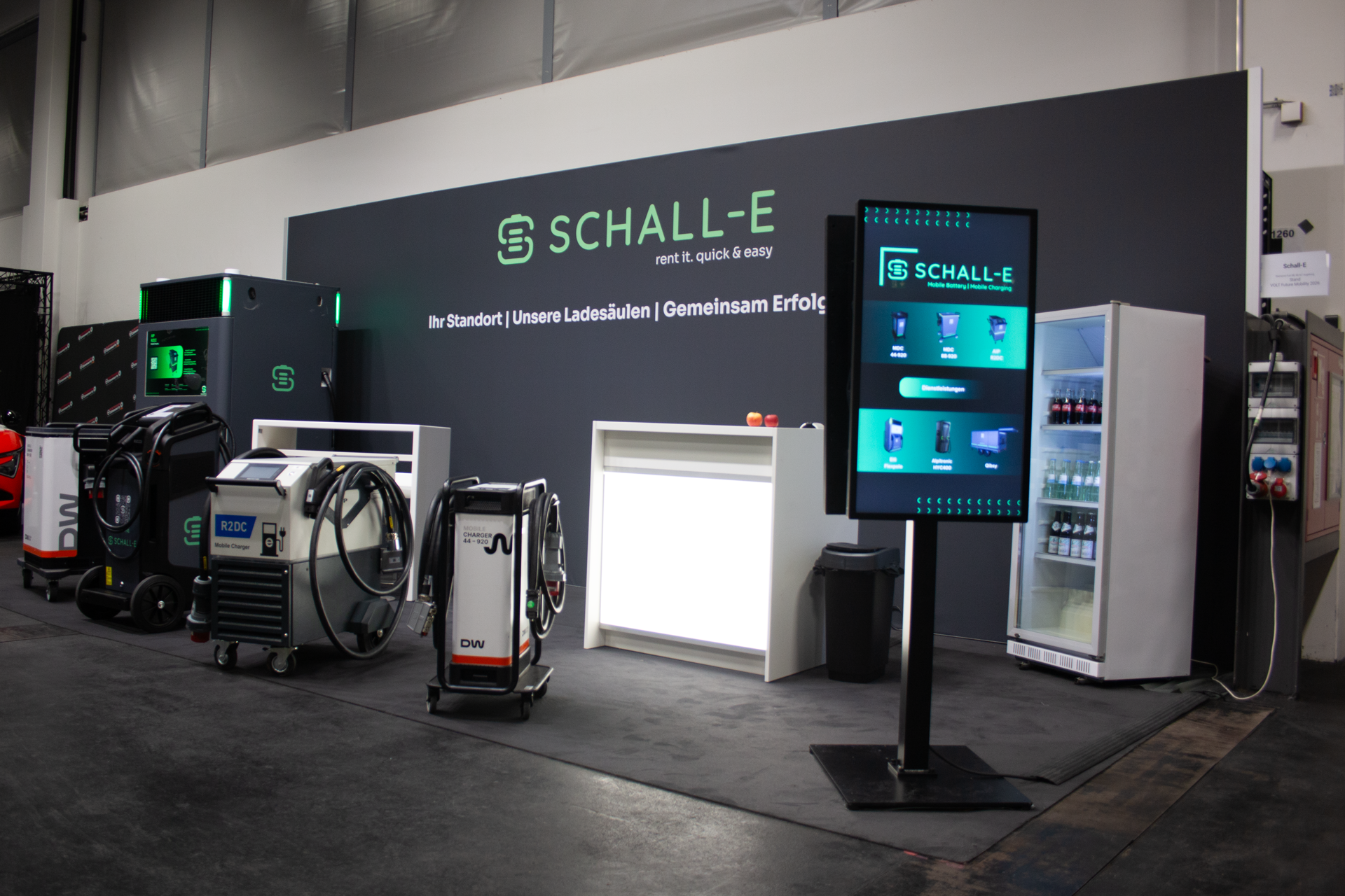 Messestand von SCHALL-E auf der VOLT 2026 in Augsburg