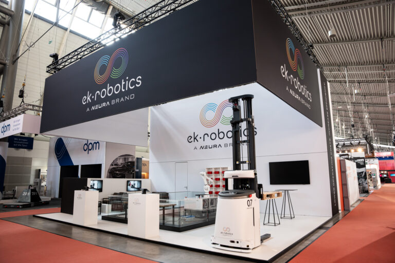 ek-robotics auf der LogiMAT 2026 in Stuttgart