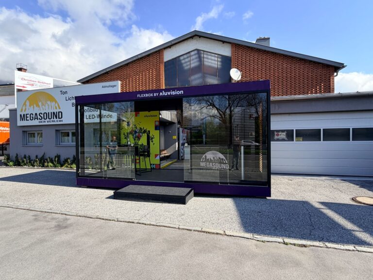 Flexboxpromotion beim LED Event von Auer Messebau und Megasound in Innsbruck