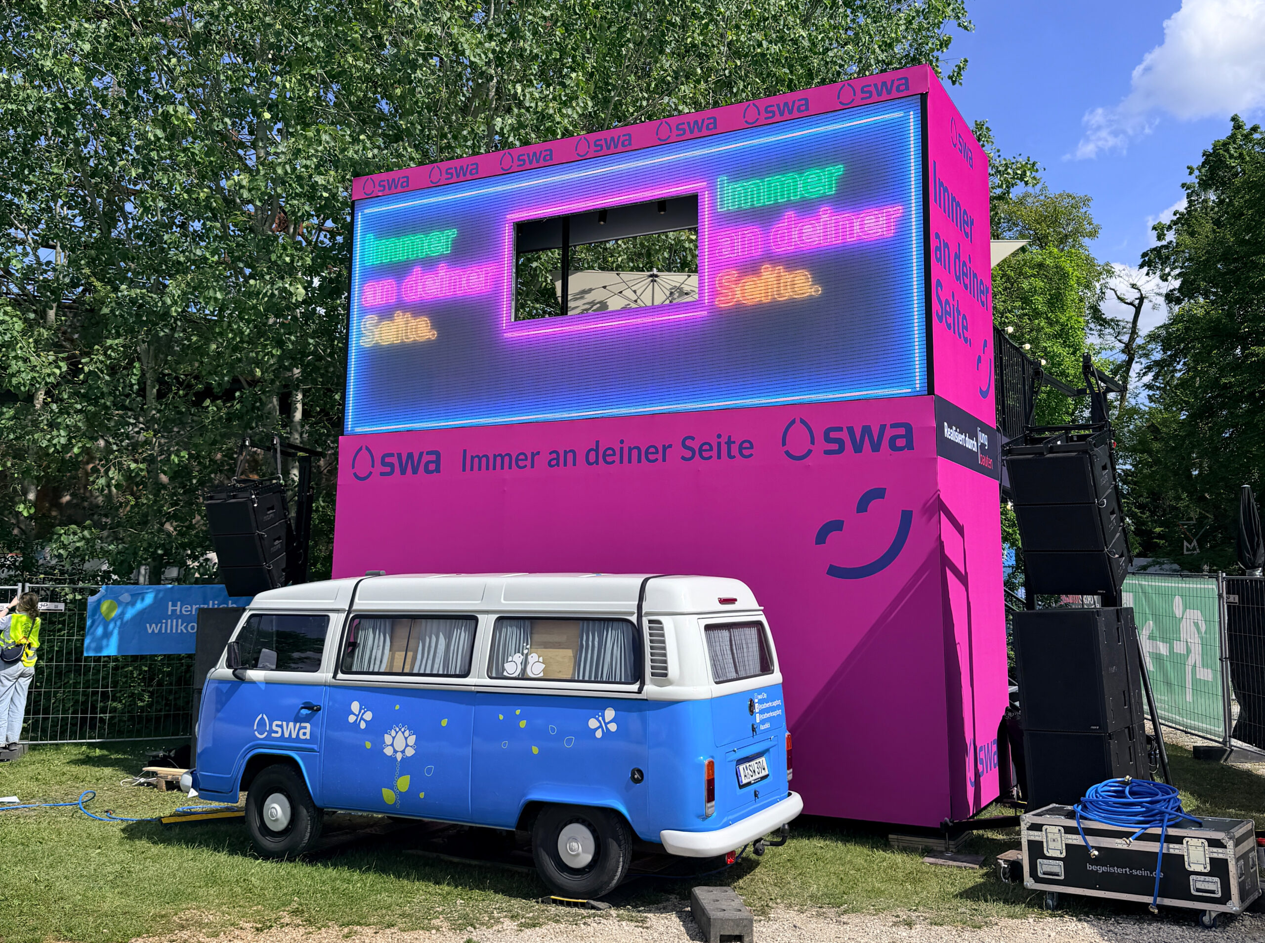 SWA Clubbulli-Bühne auf dem MODULAR Festival 2026